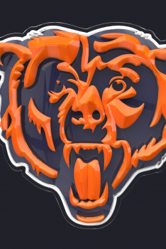 CHICAGO BEARS 2024 3D LOGO UPDATE